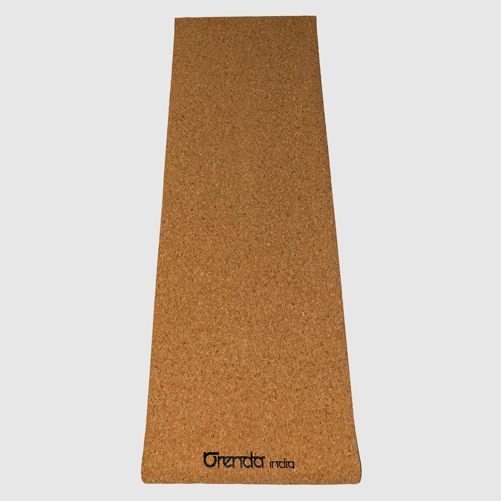 Tvaska Cork Yoga Mat - OrendaIndia -100% Cruelty Free